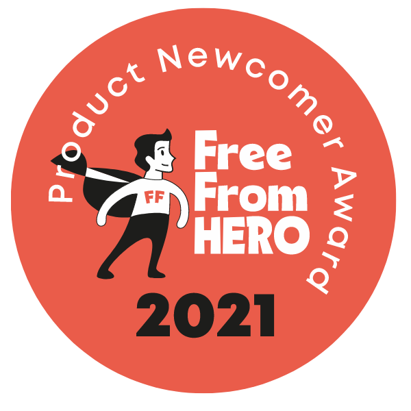 FreeFrom Hero Product Newcomer Award Logo